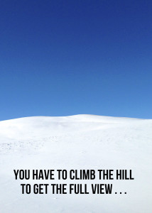 Climb the hill