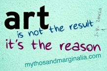 art is the reason: